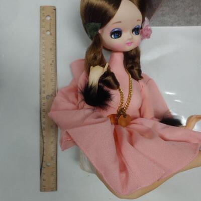 Vintage doll with case