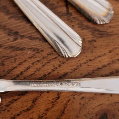 Lot 241: International Silver Co. Plated Forks and Teaspoons