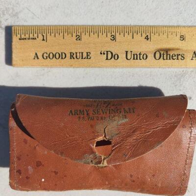 Vintage army sewing kit