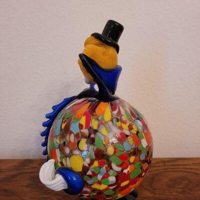 Loy 245: Blown Glass Clown (Collar Chipped on one side)