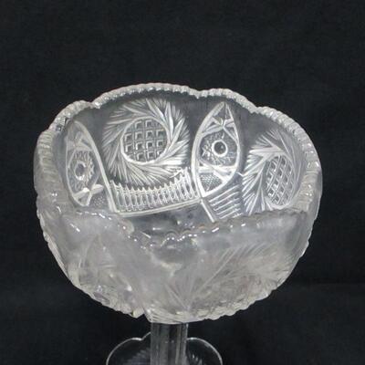 Lot 33 - Clear Crystal Long Stem Glass