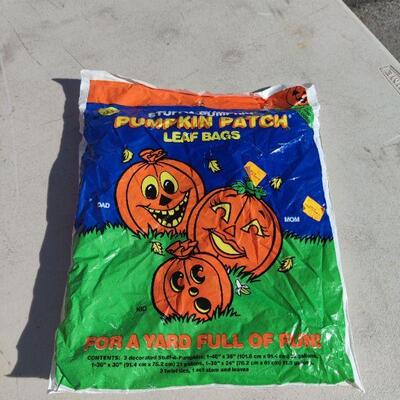Pumpkin leaf bags
