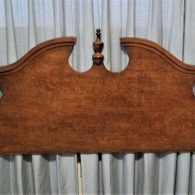 Lot #88 Queen/Full Headboard & footboard - also the rails - complete