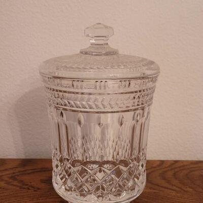 Lot 276: BOMBAY Crystal Jar with Lid