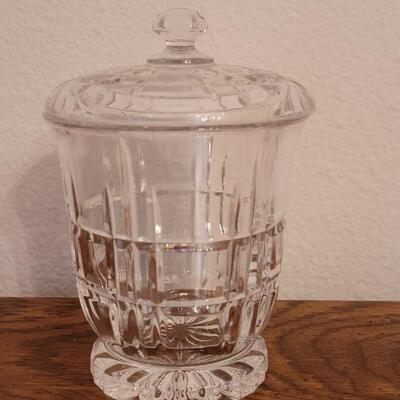 Lot 278: BOMBAY Crystal Jar with Lid
