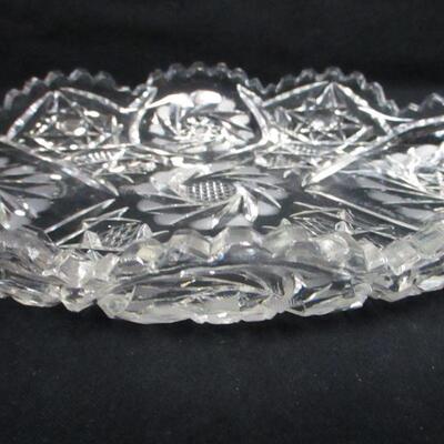 Lot 46 - Clear Crystal Candy Dish