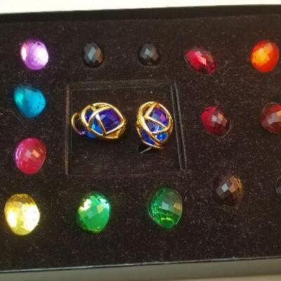 Lot #105  Joan Rivers Earring Collection in original box