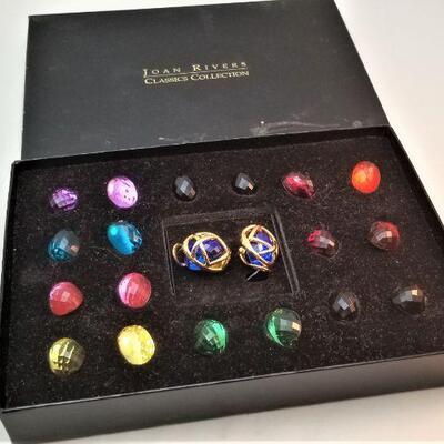 Lot #105  Joan Rivers Earring Collection in original box