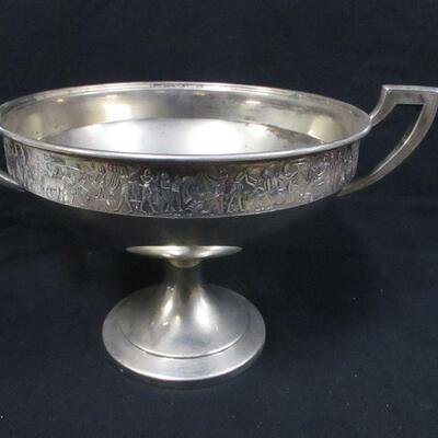Lot 100 - Silver Plated 5230 Egyptian Themed Cup 