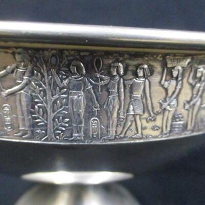 Lot 100 - Silver Plated 5230 Egyptian Themed Cup 