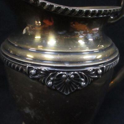 Lot 102 - Silver Plated Pitcher Marking On Bottom