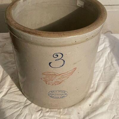 Red Wing 3 Gallon Crock