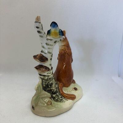 Lot 15 - Goebel Weasel and Bird Figurine
