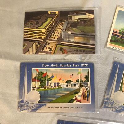 Lot 21 - Post Cards for 1939 NY World's Fair