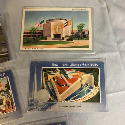 Lot 21 - Post Cards for 1939 NY World's Fair