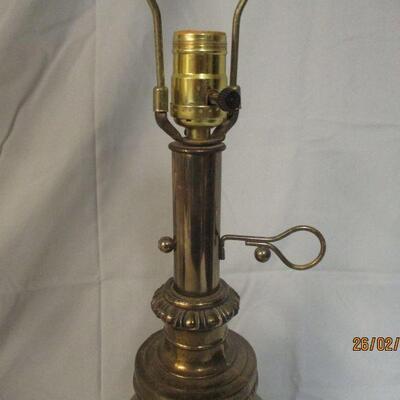Lot 33 - Brass Lamp