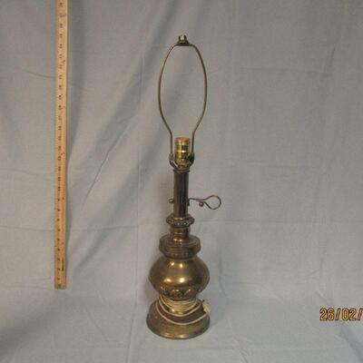 Lot 33 - Brass Lamp