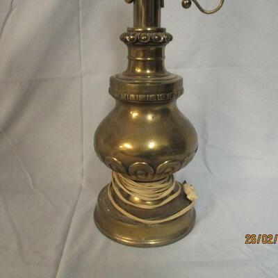 Lot 33 - Brass Lamp