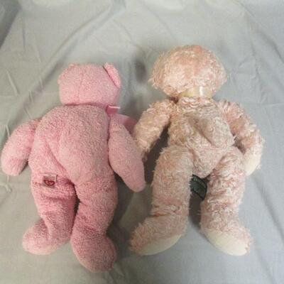 Lot 62 - (2) Pink Bears Russ and Ty