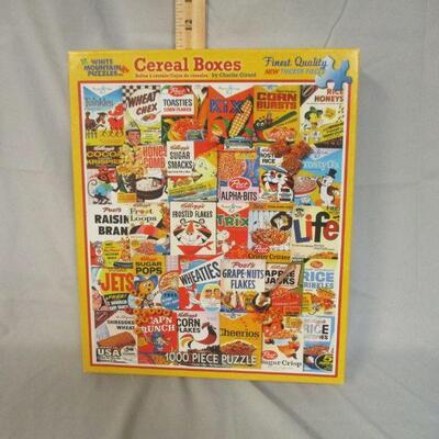 Lot 67 - 1000 Piece Puzzle Cereal Boxes
