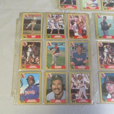 Lot 82 - 1987 Topps Baseball Cards California Angels