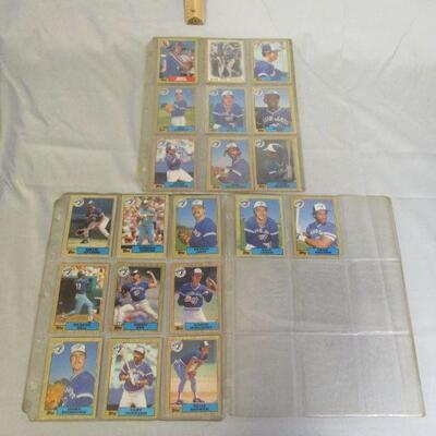 Lot 83 - 1987 Topps Baseball Cards Toronto Blue Jays