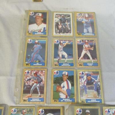 Lot 88 - 1987 Topps Baseball Cards Montreal Expos