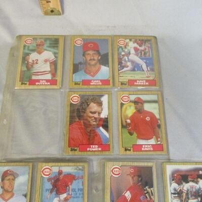 Lot 90 - 1987 Topps Baseball Cards Cincinnati Reds