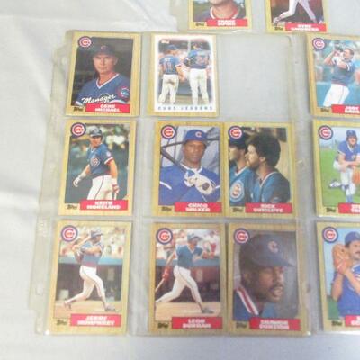 Lot 92 - 1987 Topps Baseball Cards Chicago Cubs