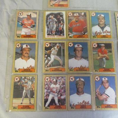 Lot 94 - 1987 Topps Baseball Cards Baltimore Orioles