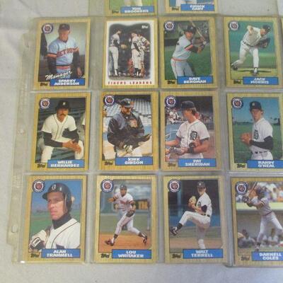 Lot 95 - 1987 Topps Baseball Cards Detroit Tigers