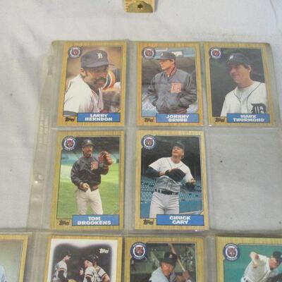 Lot 95 - 1987 Topps Baseball Cards Detroit Tigers