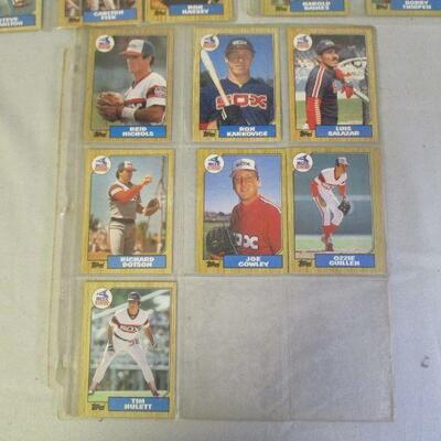 Lot 100 - 1987 Topps Baseball Cards Chicago White Sox
