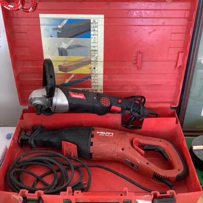 348 Hilti WSR 1400-PE Reciprocating Saw and Drill Master Polisher/Sander