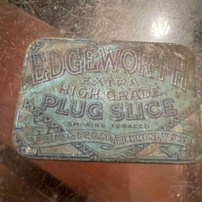 Edgeworth high grade plug slice tin