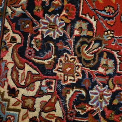 Lot 298: KASHAN Persian Rug 12' 8" Ã— 9' 7" (has some wear consistent with age)