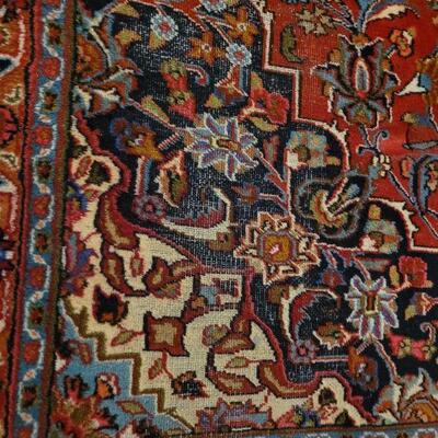 Lot 298: KASHAN Persian Rug 12' 8" Ã— 9' 7" (has some wear consistent with age)