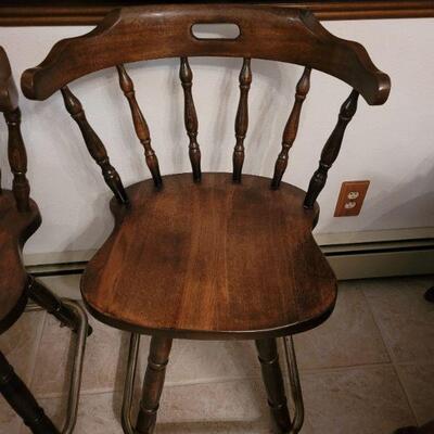 Lot 299: (3) Bar Stools 