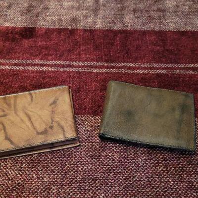 Lot 300: (2) Vintage New Stock ROLFS Leather Wallets