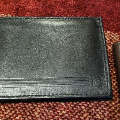 Lot 302: (2) Vintage New Stock PIERRE CARDIN Leather Wallets