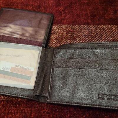 Lot 302: (2) Vintage New Stock PIERRE CARDIN Leather Wallets