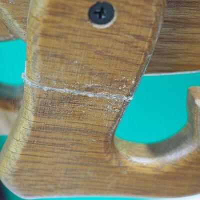 Lot 17 Wooden Horse, Aladdin brass lamp 
