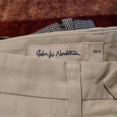 Lot 306: (2) New w/ Tags Men's Dress Pants Size 34/30 & 35W