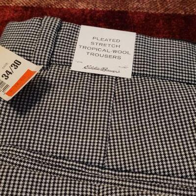 Lot 306: (2) New w/ Tags Men's Dress Pants Size 34/30 & 35W