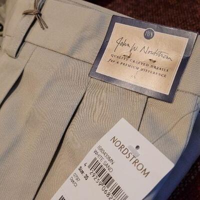 Lot 306: (2) New w/ Tags Men's Dress Pants Size 34/30 & 35W
