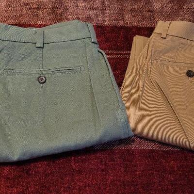 Lot 307: (3) New w/ Tags Pairs of Men's Dress Pants (2) & Shorts (2) 