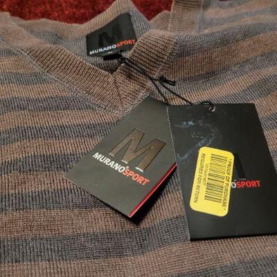 Lot 316: (2) New w/ Tags MURANO Size LARGE Sweaters 