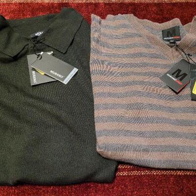 Lot 316: (2) New w/ Tags MURANO Size LARGE Sweaters 