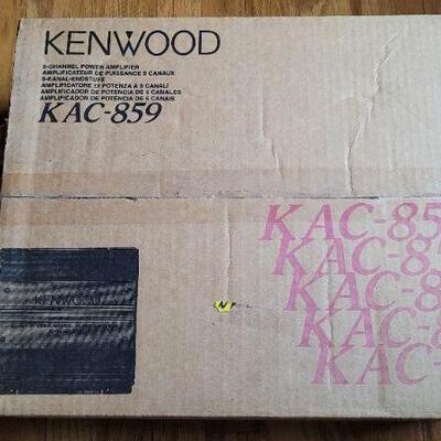 Lot 323: New in Box KENWOOD KAC-859 Audio Amplifier 