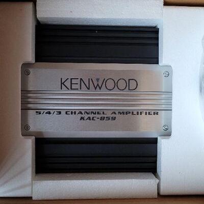 Lot 323: New in Box KENWOOD KAC-859 Audio Amplifier 